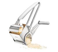 GEFU QUESO Râpe à fromage | Tambour à râper LASER-CUT | Pour fromage, noix et chocolat | Démontable et passe au lave-vaisselle | Manivelle pour droitiers et gauchers