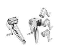 Râpe à Fromage - Râpe rotative en Acier Inoxydable | Raape à Tambour Manuelle | Manivelle Facile à remplir, Large Ouverture pour légumes, Noix, Cuisine Domestique