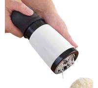 Râpe à fromage rotative - Acier inoxydable ABS 304 17 x 6 x 7,3 cm | Mandoline ronde manuelle | Râpe rotative pour râper les fromages, trancher les légumes et la préparation quotidienne de la cuisine