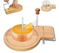 Râpe à Fromage Rotative avec Poignée, Râpe à Fromage Tête De Moine en Bois De Hêtre, Râpe à Fromage Girolle Originale avec épaisseur Réglable, en Acier Inoxydable, pour Beurre Et Chocolat Without lid