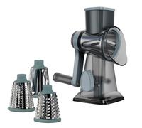 Râpe à fromage rotative - Coupe-aliments manuel multifonction, râpe à fromage à manivelle | pour concombre, pommes de terre, carottes, maison, restaurant, cuisine