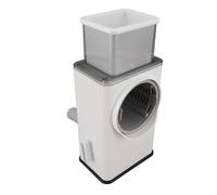 Râpe à fromage rotative manuelle, en acier inoxydable, coupe-légumes multifonction, blanche