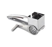 Râpe à fromage rotative manuelle - Moulin à fromage manuel | Moulin en noyer en acier inoxydable | Fondation de légumes mandoline pour légumes frais, noix, base d'aspiration non desl