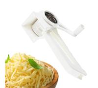Râpe à fromage rotative - Râpe manuelle avec lames aiguisées en acier inoxydable - Idéal pour râper du fromage, des légumes, du chocolat et plus - Facile à nettoyer, conception d'ergonomes