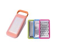 Râpe À Fruits Râpe À Légumes En Plastique 4 En 1 Avec Récipient Multifonction Pour Cuisine (Orange)