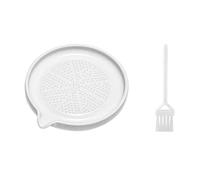 Râpe à gingembre en céramique, presse-ail pour fromage, wasabi, fruits, légumes, avec brosse