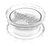 Râpe à Gingembre et Ail, Bol de Broyage Multifonction, Presse-ail Ménager, Outil Cuisine Wasabi, 7.5x7.5x4 cm Transparent