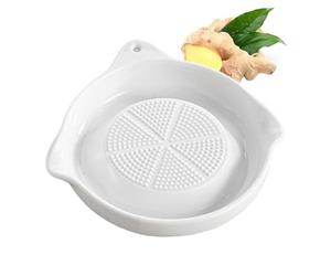 Râpe à gingembre faite à la main - Plaque de meulage multifonction en céramique, disque de polissage fin pour fromage à l'ail, zeste d'orange, chocolat, légumes, outil de cuisine moderne pour la