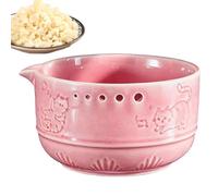 Râpe à l'ail - Râpe manuelle 2 en 1 pour chat | Bol à râper au gingembre pour cuisiniers à domicile, parents, chefs, dortoir, fête, rassemblements, préparation des repas