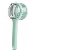 Râpe à légumes amovible avec boîte de stockage, couteau de découpe à fruits anti-dérapant, outil de pelage portable pour carotte, pomme de terre, concombre-Green 1PCS