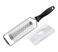 Fackelmann FM Professional 22242 Râpe à fromage coupe grossière, Râpe à fromage, Râpe à légume, Râpe à légumes manuelle, Râpe cuisine, Râpe, Acier inoxydable, Plastique, 32 x 6,5 x 2,5 cm