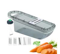 Râpe à légumes de cuisine - Coupe-carottes à main, broyeur d'oignons et pommes de terre | Râpe manuelle polyvalente pour carottes, concombres, courgettes, racines, salades, outils de cuisine