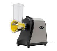 Râpe à légumes électrique avec 5 lames coniques en acier inoxydable 1000 W - Trancheuse électrique en spirale - Pour fruits, légumes, fromages