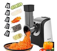 Râpe à Légumes Électrique Professionnelle Slaraspe Râpe Électrique Râpe de Cuisine Slaraspe pour Légumes Carottes Fromage Noir