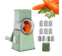 Râpe à légumes - Râpe à fromage rotative - Rotary de cuisine Rater et râpe - Chopper alimentaire multifonctionnel, coupe-légumes pour noix, pommes de terre, carottes, appâts