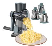 Râpe À Légumes Rotatif - Trancheuse Manuelle Multifonctionnelle Pour Aliments,Râpe À Fromage Portable,Pour Fruits Pomme De Terre Maison Restaurant Cuisine