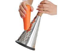Râpe À Main En Acier Inoxydable - Râpe À Cône De 20,3 Cm, Hachoir De Cuisine Professionnel À Trois Côtés | Outil Facile À Râper Le Fromage, Les Légumes Et Le Gingembre Pour La Cuisine Domestique Et Un