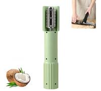 Râpe à noix de coco électrique,grattoir à noix de coco manuel,outil pour enlever les écailles de poisson,grattoir à chair de noix de coco portable et réutilisable en acier inoxydable (Vert)