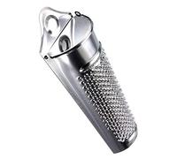 Râpe à noix et muscade - Mini râpe à suspendre - Outil de cuisine portatif - En acier inoxydable - Citron - Gingembre - Ail - Multifonction - Mode