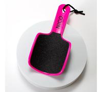 Râpe à pied incurvée double face en papier abrasif avec poignée Grain fort 180