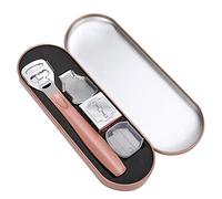 Râpe à Pied Pédicure, Ensemble de Rasoir à Callosités, Coupe Cors Pied, Rasoir à Talon, Lime à Pied en Acier Inoxydable pour Enlever les Peaux Mortes Pédicure Outil de Soin des Pieds (Or Rose)