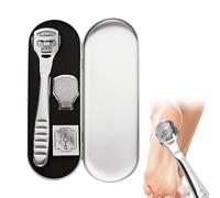Râpe À Pied Pédicure,Lime Pour Pieds Outil De Soin En Acier,Pedicure Rape Pied,Rapeuse Pieds,Rape A Pied,Kit Pedicure Pour Pied,Pedicure Professionnel Pour Pied,Peau Morte Et Dure, 10 Lames Et Étui