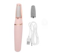 Râpe à Pieds Électrique sans Fil, Poignée Ergonomique ABS Rose | Deux Vitesses, Soin Portable pour Pieds Calleux, Usage Maison et Salle de Bain, pour Hommes et Femmes