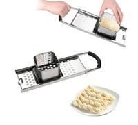 Râpe À Spätzle, Râpe À Spaetzle En Inox 33 X 11 X 8 Cm, Râpe À Spätzle En Acier Inoxydable Avec Poignée En Caoutchouc, Et Convient À Toutes Les Casseroles Jusqu'À Ø 30cm