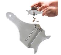 Râpe à Truffe, Rasoir à Truffe, Trancheur de Truffes, Trancheur à Fromage en Acier Inoxydable, Trancheuse à Truffe Réglable, Professionnelle Eminceur en Inox, avec Trou Suspendu