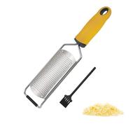 Râpe à zesteur, Râpe à Fromage de cuisine Fine pour fromage à pâte dure, Zesteur Agrumes Citron Manuelle, Rape a Cuisine Fromage Parmesan Poignée en Silicone et Lames avec Couvercle de Protection