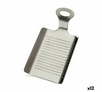 Râpe argentée inox chocolat à la truffe 2 x 19 x 11 cm (12 pièces)