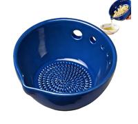 Râpe avec fonction d'égouttement, avec résine faite à la main à 5 trous, râpe avec ouverture de vidange, pour chou, mangold, chou vert dans la cuisine, la cuisson et la cuisson