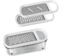 Râpe avec récipient 3 en 1 'rap-box' 21cm metaltex