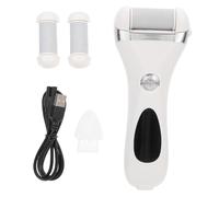 Râpe-callosités Électrique Pieds, Pédicure Électrique 1200 Ma | Retire Peaux Mortes et Callosités, Massage du Pied, Abs et Quartz, Lot de 1, Blanc