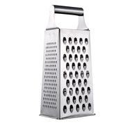 Râpe carrée de haute qualité en acier inoxydable à 4 côtés avec trancheuse à légumes râpe extra tranchante.