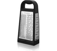 Râpe carrée - L 27 cm - noir - inox - fond antidérapant
