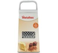 Metaltex 194610010 Râpe carrée grande Inox, argent