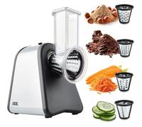 Râpe De Cuisine Électrique Max. 500 W Découpe Legumes Facilment,Fromage,Carottes,Chocolat Coupe Légumes 4 Accessoires Boîtier En Ac