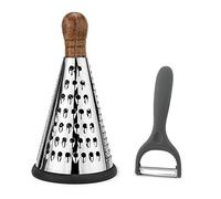 Râpe de cuisine fine pour fromages à pâte dure, agrumes, ail, piment, cannelle et muscade avec lames en acier inoxydable