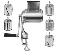 Râpe de Cuisine - Orion - 6 Éléments - Acier Inoxydable - Noir