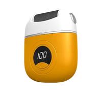 Râpe de pied électrique - Pied portable plus fluide, appareil de pédicure à piles, design ergonomique | Éliminateur de callosités électrique avec têtes remplaçables, sûr et doux pour les pieds