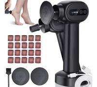 Râpe électrique 3 en 1 pour callosités - 6 vitesses réglables - Pour enlever les callosités - Pour les talons fissurés