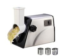 Râpe Électrique À Fromage, Machine Professionnelle À Râper Du Fromage Rotative, Trancheuse Électrique Multifonctionnelle De Légumes, Pour Râper Vite Le Fromage, Secoueur De Salade(Stainless Steel)