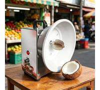 Râpe électrique à noix de coco 35 kg/h en acier inoxydable, 3 vitesses réglables, avec couvercle anti-poussière, pour supermarchés, magasins de boissons