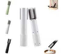 Râpe électrique à noix de coco, râpe électrique à main avec râpe rotative anti-éclaboussures, grattoir à noix de coco portable et broyeur éplucheur for la cuisine(2*White)