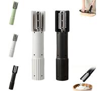 Râpe électrique à noix de coco, râpe électrique à main avec râpe rotative anti-éclaboussures, grattoir à noix de coco portable et broyeur éplucheur for la cuisine(White+black)