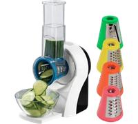 Esperanza Râpe électrique EKM026 5 en 1 Spiraliseur Plastique Multicolore