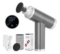Râpe électrique pieds 4500 RPM - 10 vitesses réglables, écran tactile - 60 papiers abrasifs inclus, secteur, gris