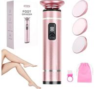 Râpe Électrique Pieds Ponceuse Pieds Électrique Pédicure Professionnel pour Pied - 2 en 1 Râpe Pied & Ongles, 6 Vitesses Réglables, Têtes Nano Verre, Rechargeable USB-C, Sans Douleur