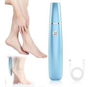 Râpe électrique pour callosités pour les pieds - Avec câble de charge USB - Soins des pieds électriques pour les morts - Kit de pédicure puissant - Pour peaux dures et craquelées (bleu)